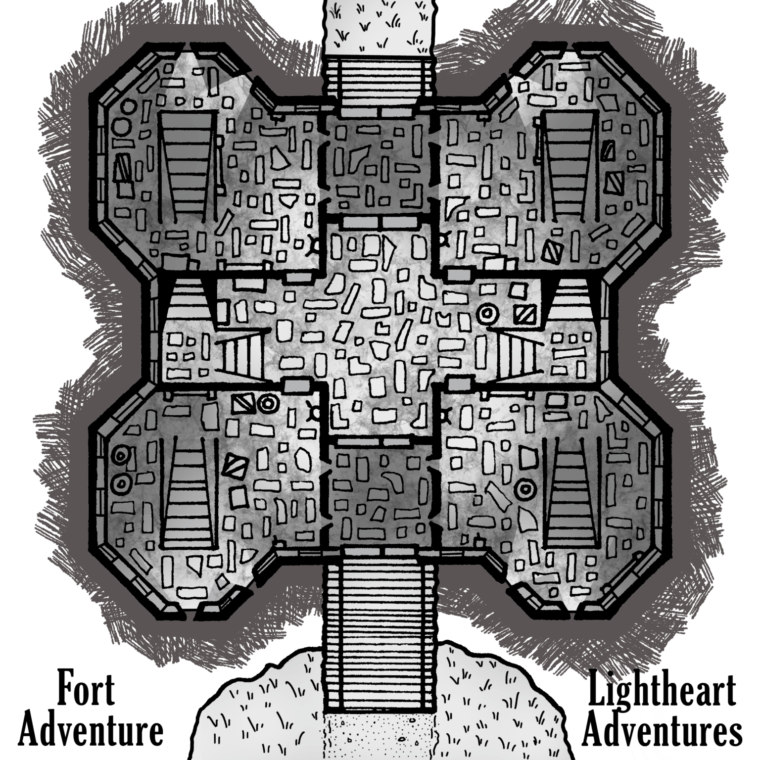 How to Draw a Fort for Your Tabletop Game