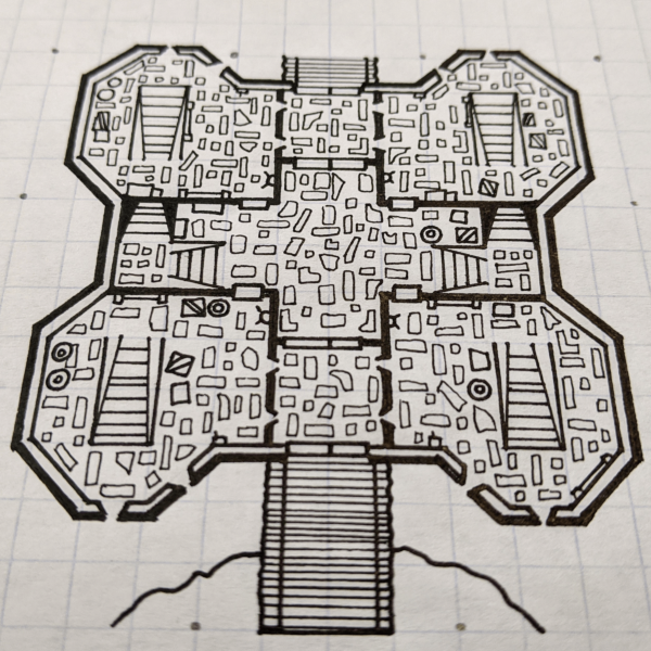 How to Draw a Fort for Your Tabletop Game