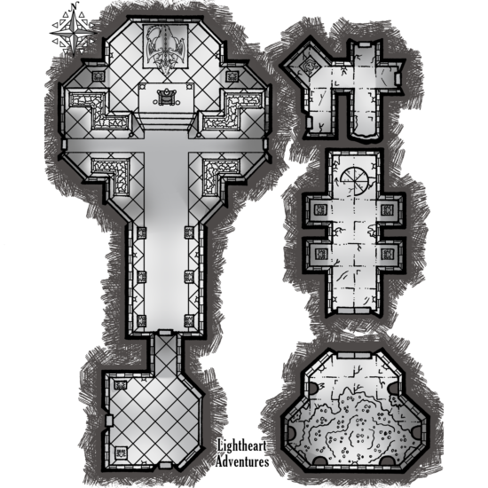 Throne Room Map Commission | Lightheart Adventures